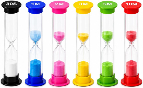 Color hourglass sand - 6,